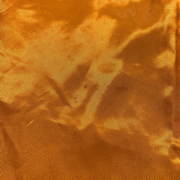 Milwaukee Mens 54 Black Premium Leather Biker Riding Vest Orange Lined V-Neck 3X - Picture 9 of 11